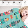 thumbnail image 3 of Christmas Nutcracker Tree Horse Flannel Fleece Throw Blanket Winter Xmas 50x60 Inches Soft Blanket for Couch,Cozy,Warm,Lightweight, 3 of 6