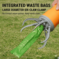 thumbnail image 2 of Paw-Style Dog Pooper Scooper, Long-Handle Waste Picker with Claw-Grip Design, Heavy-Duty Pet Scooper for Grass, Gravel & Yard, One-Handed Sanitation Tool, 2 of 9