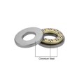 thumbnail image 2 of F9-20M Miniature Thrust Ball Bearings 9mmx20mmx7mm Chrome Steel with Washers 10 Pcs, 2 of 5