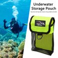 Zhuitw Underwater Storage Bag Portable Mesh Scuba Side Hanging Bag