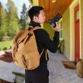 thumbnail image 2 of CADEN Canvas DSLR Camera Backpack Inner Case Outdoor Travel Bag with Rain Cover, 2 of 12
