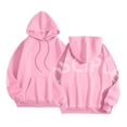 thumbnail image 4 of CAIXIA Men's Hooded Sweatshirts Yahweh Forgiven Letter Print Graphic Hoodies pullover Oversized Loose Pullover Sweatshirts,Pink, 4 of 7