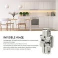 thumbnail image 4 of Hinge, Heavy Duty Hidden Hinge  For Cabinet Doors, 4 of 8