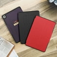 thumbnail image 4 of Multi-Layers Protective Case for Samsung Galaxy Tab A9 Plus 11" 2023, Flip Magnetic PU Leather Cover with Kickstand Card Holders Shockproof Hybrid Case for Samsung Tab A9+ (SM-X210/X215/X216), Red, 4 of 9