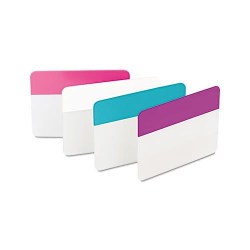 Tabs 1/5-Cut Tabs 1/5-Cut Tabs, Assorted Pastels, 2" Wide, 24/Pack