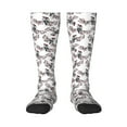 thumbnail image 2 of Picia Women Crew Soft Moisture-wicking Socks Bird Pattern Design Cotton Socks, One Size fit All, 2 of 9