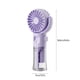 thumbnail image 3 of Xihbxyly Ventilador Nebulizador Portátil, Enfriador de Aire Recargable Por Usb, 4 Velocidades Ajustables, Diseño para Colgar Del Cuello, Función de Humidificación, Ideal para Viajes, Oficina, Dormito, 3 of 7