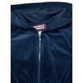 thumbnail image 3 of Weekend Academy Girls Velour Full Zip Hoodie, Size 4-18, 3 of 3