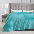 thumbnail image 6 of Turquoise Blue Teal Green Cyan-Blanket Super Soft Throw Blanket for Couch Bed Sofa Cozy Flannel Fuzzy Blanket Plush Throw Blankets for Women Men Gifts Travel Blanket for All Seasons, 60"x50", 6 of 7