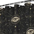 thumbnail image 3 of Black Gold Eye Star Constellation Pattern Shower Curtain 72"x72" ,Bathroom Decorative Shower Curtains Set with 12 Hooks,Modern Waterproof Washable Shower Curtain, 3 of 6