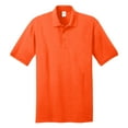 thumbnail image 5 of Mafoose Mens Core Blend Jersey Knit Male Polo Safety Orange 3XL, 5 of 6