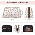 thumbnail image 5 of Salouo Fruit Pattern Large Cosmetic Bag,Portable Travel Makeup Bag Makeup Brush Organizer Cosmetics Pouch Large Capacity Travel Makeup Case Organizer, 5 of 8