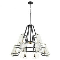 637-12-69 Quorum Lighting Tioga - 12 Light Chandelier in style - 32 inches wide by 24.75 inches high
