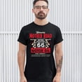 thumbnail image 4 of Camiseta de manga corta para hombre, diseño de la ruta histórica 66, 4 of 6