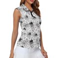 thumbnail image 4 of Whosucclay Spider Spider web Womens Golf Shirt for Ladies, No Shrinkage Air Permeable Womens Sleeveless Golf Shirts for Athletic Outdoor XS - 2XL, 4 of 8