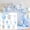 ST-09, variant on Blue Balloon Chain Combo Pack - Ideal for Birthday, Wedding, and Celebration Decorations