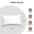 thumbnail image 5 of AzulHome Pillow Inserts 12x20, 1PCS, Lightweight Soft Pillow Stuffing for Sofa, Bed, and Home Décor White, 5 of 7