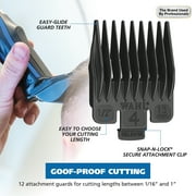 Wahl Self-Clip 360 Cordless Dual Grip Hair Clipper Kit, Black/Blue 3025768