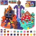thumbnail image 1 of Bloques magnéticos Playtigo Mine Magnet World 154 unidades para niños a partir de 3 años, 1 of 7