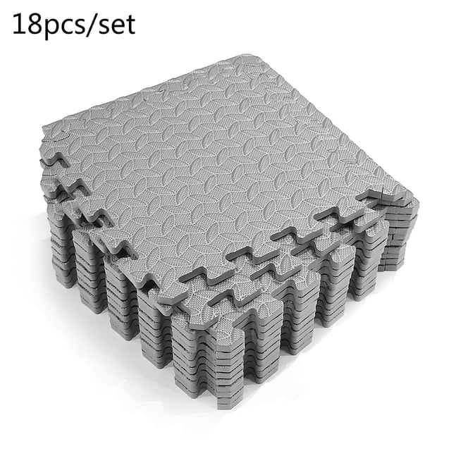 TFixol 12 Uds. Alfombrilla protectora para suelo de 30x30cm, cuenco de burbujas antideslizante, ejercicio de espuma