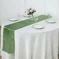 thumbnail image 6 of BalsaCircle 12 Pieces 12" x 108" Sage Green Satin Table Runners Table Top Linens Decorations, 6 of 8