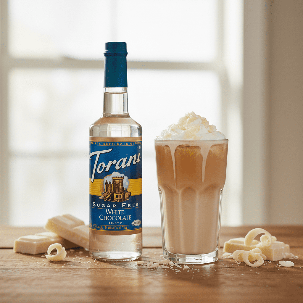 Torani White Chocolate Sugar Free Syrup cs 12/750 ml