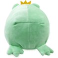 thumbnail image 3 of Almohada de peluche con forma de rana, de terciopelo suave, 3 of 4