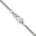 thumbnail image 2 of Auriga Fine Jewelry 925 Sterling Silver 1.75mm Curb Chain Anklet 10inch for Women, 2 of 6