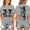 1-Light Gray, variant on Women Class Of 2027 Senior Mom Graphic Tee Front Back Print Short Sleeve T-Shirt Graduation Casual Top White XL