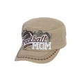 thumbnail image 2 of TopHeadwear Football Mom Distressed Adjustable Cadet Cap - Khaki, 2 of 2