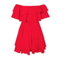 thumbnail image 4 of USSUMA Dresses for Women 2025 Casual Spring Women'S Casual Dresses Sleeveless V Neck Casual Solid Color Maxi Dress Elegant Skirts Lightweight Skirts School Red Dress Size-M, 4 of 4