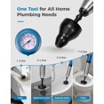 thumbnail image 6 of Beteliva Toilet Plunger, Manual Pneumatic Toilet Unclogger，High Pressure Air Blaster for Stubborn Clogs, 1-Pack for Bathroom/Sink/Pipe Blockages-Blue, 6 of 9