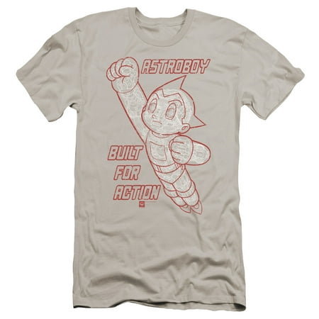 Astro Boy - Built For Action - Premium Slim Fit Short Sleeve Shirt - X-Large