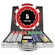 thumbnail image 1 of Set de póker HEITOK Casino 500 fichas de 11,5 g con tarjetas impermeables, 1 of 8