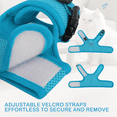 thumbnail image 6 of MoNiBloom Cat Harness for Walking, Escape Proof Soft Adjustable Vest Harnesses for Pet Cats, Easy Control Mesh Breathable, Sky Blue XS, 6 of 8
