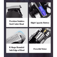 thumbnail image 6 of Hair Trimmer,Hair clippers for home use, , digital hair salons,  head engraving, shaving clippers,Mens Grooming Kit and Hair Clipper, Nose, Ear,Body and Face, Electric Razor with USB, 6 of 9
