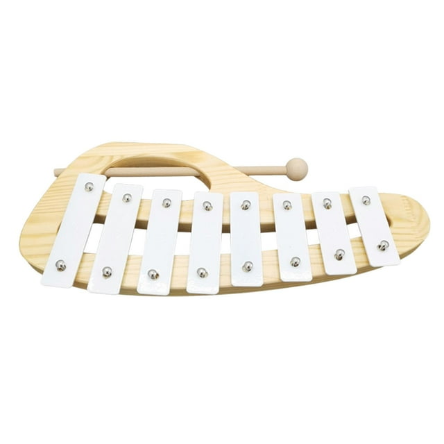 8 Keys Xylophone Glockenspiel Aluminum Sheet Percussion Instrument for Beginners