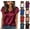 07# Wine, variant on Womens Silk Dressy Casual Business Blouse Ruffle Sleeve Tops Summer V Neck Pleated Work Shirts Champagne XXL