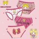 thumbnail image 1 of Ropa interior Kawaii Sanrio para niñas, 4 piezas, Hello Kitty, Kuromi, Cinnamoroll, bragas de dibujos animados, ropa interior ajustada, juguetes Y2K, 1 of 4