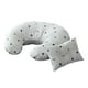 thumbnail image 1 of Almohada de lactancia para , almohada corporal de maternidad, cojines de cinturo para alimentación de apoyo , almohadas suaves para estrellas blancas, 1 of 7