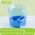 thumbnail image 5 of 3pcs 26FT Compatible with Diaper Genie Pails jumbo Diaper Pail Refills Classic/Compact/Select 810 count, 5 of 8