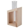 thumbnail image 4 of 4 jarrones de cristal con forma de tubo de ensayo en soporte de madera para macetas de plantas hidropónicas, decoración del hogar y el jardín, 4 of 8