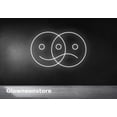 thumbnail image 3 of Glowneon Smiley Face Sad Face Neon Sign, Emotional Face Sign, Emoticon Light Neon, Emoticon Sign, 3 of 4