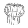 thumbnail image 3 of relayinert Gutter for Leaf Guard Round Weatherproof Rust Resistant 4 Clogging Anti Strainer Filter inch Silver 4 inch, 3 of 6