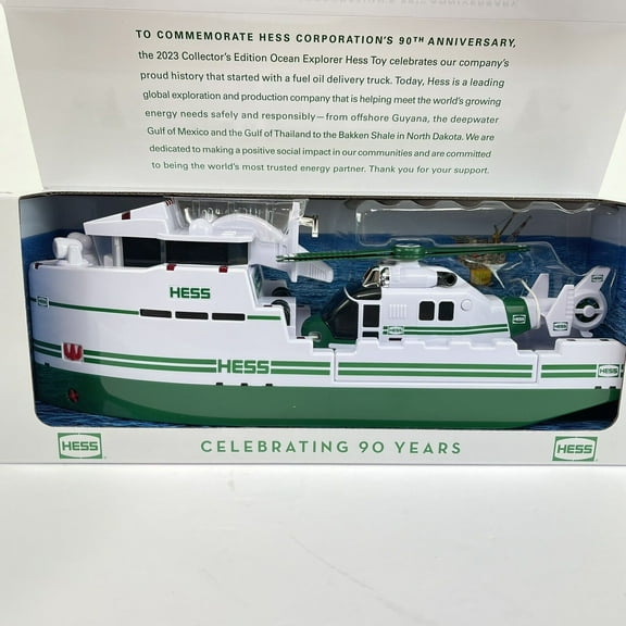 Hess 2023 Hess Toy Truck 90th Anniversary Collectors Edition Ocean Explorer Play Vehicle, Multicolor, 2.55 lbs