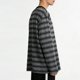 thumbnail image 4 of Ceisia Men's Ink-Brush Stripe Long-Sleeve T-Shirt | Relaxed Summer Casual Top Gift, 4 of 6