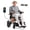 Orange, variant on BIQISSI Electric Wheelchair for Adults, 36LBS Lightweight Electric Wheelchairs, 500W Brushless Motor Power Wheelchair, Foldable Motorized Wheelchair for Seniors, Airline Approval (Orange, 30 MI