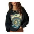 thumbnail image 2 of ZAXARRA Femmes? S Vintage Peinture Impression Pull à Manches Longues Sweatshirt, 2 of 10