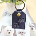 thumbnail image 4 of Pet Hair Memorial Keychain, PU Leather Pet Keepsake for Ashes or Fur, Portable Pet Loss Gift with Secure Closure for Dog Cat Lovers, 4 of 5