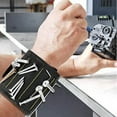 thumbnail image 3 of TFixol Bracelet Magnétique Robuste pour Projets de Menuiserie et Bricolage, Design Magnétique Multi-Rangée pour Ramassage de Clous et Vis, Construction en Polyester Durable, Disponible en Plusieurs Couleurs, 3 of 6